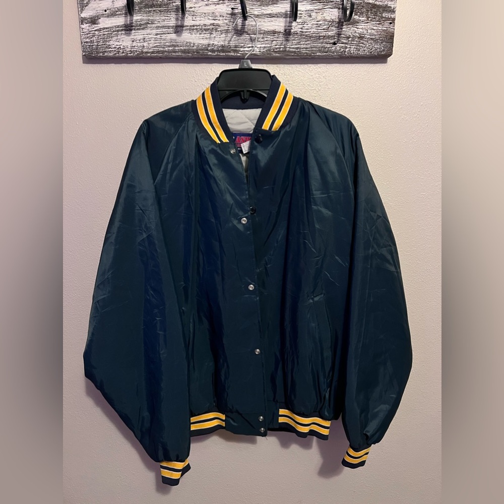 ASW Adult Quilt Lined Satin Award Jacket